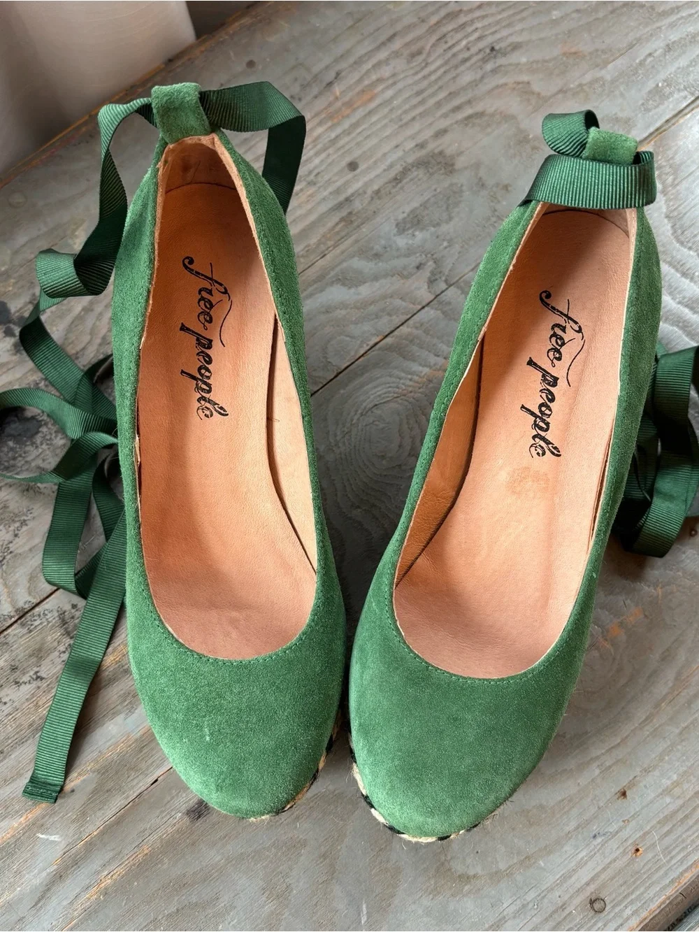 Free People Charade Espadrille Wedges | size 37